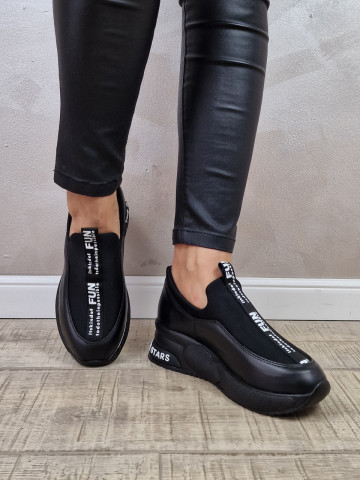 Pantofi casual/sport dama Manos.ro StretchFit/piele naturala PS392 - Img 2