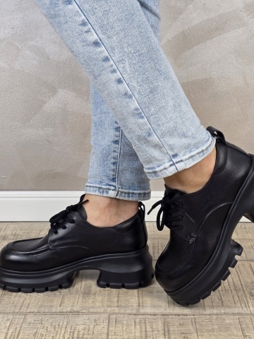 Pantofi dama casual FORMAZIONE piele naturala PC2359 - Img 4