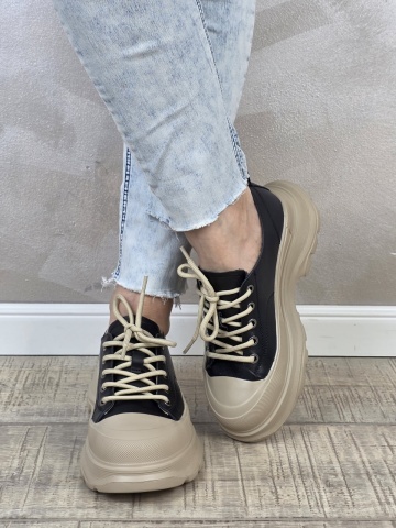 Pantofi dama casual Franco piele naturala PC2341 - Img 2
