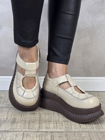 Pantofi dama casual Franco piele naturala PV2164 - Img 3