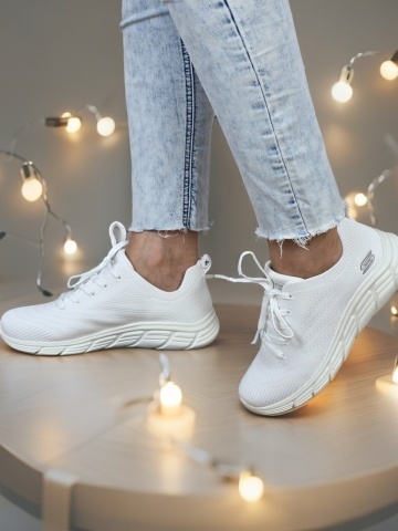 Pantofi dama sport Skechers® Bobs B Flex W 117591 WHT
