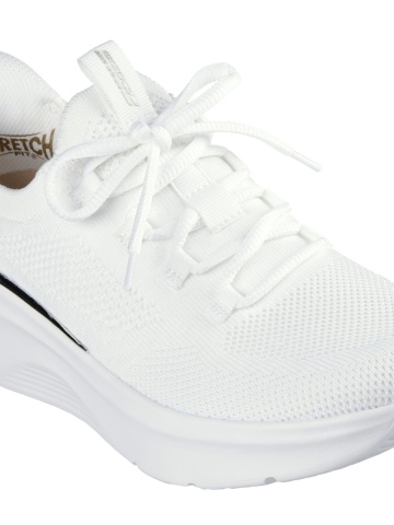 Pantofi dama sport Skechers® Bobs Squad 117617 WHT - Img 5
