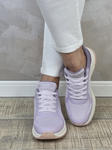 Pantofi dama sport Skechers® Bobs Squad 4 Staple Look purple 117624 PRMT - Img 3