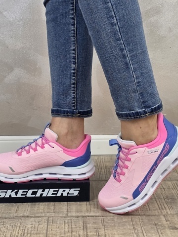 Pantofi dama sport Skechers®, GLIDE-STEP, din material textil 303654L PKBL