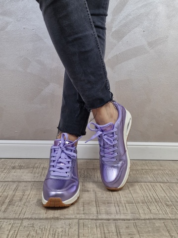 Pantofi dama sport SKECHERS UNO - METALLIXS 177109 LAV - Img 12
