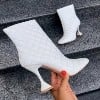 Botine cu toc subtire