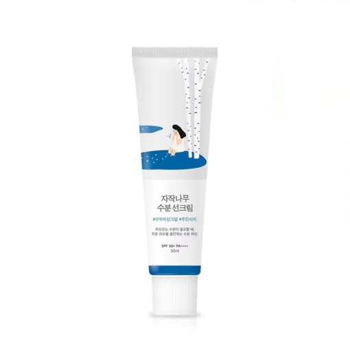 Crema protectie solara Round Lab Birch Juice SPF50+, 50 ml