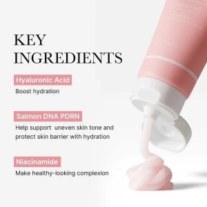 MEDICUBE - PDRN Pink Hyaluronic Moisturizing Cream - Crema pentru fata, hidratanta cu acid hialuronic 50ml - Img 2