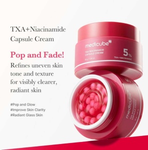 MEDICUBE TXA Niacinamide Capsule cream - Crema hidratanta cu niacinamidă - 55g - Img 2