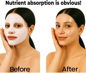 Numbuzin No.2 Rose PDRN Overnight Collagen Mask - Masca de noapte regeneranta cu PDRN si colagen1/37g - Img 4