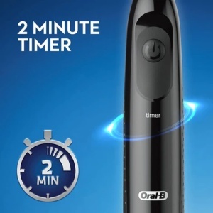 Oral-B Pro Battery PRECISION CLEAN , periuta electrica PRO Battery , cu baterii, negru - Img 3