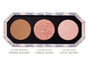 Pat McGrath Labs Divine Blush + Bronze+ Glow Trio - Face Palette - NIRVANA IN BLOOM - Paleta machiaj ten 10,3g