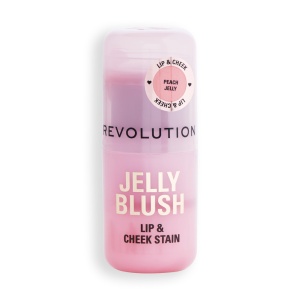 Revolution Blush Jelly Stick Lip and Cheek Stain, peach orange - Fard de obraz 5.5 g