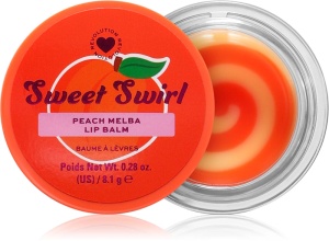 Revolution I Heart Revolution Sweet Swirl Lip Balm, peach melba - Balsam de buze 8.1 g