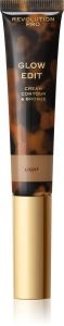 Revolution PRO Glow Edit, light - Crema bronzanta 15 ml