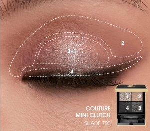YSL Couture Mini Clutch 700 Over Noir - Paleta farduri de ochi 4g - Img 4