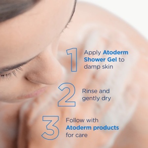 Bioderma Atoderm Gentle Shower Gel For Dry - Gel de dus delicat fara sapun 1000ml - Img 5