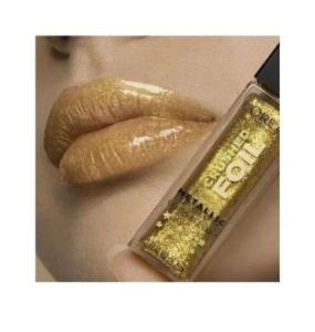 L'Oreal Paris Infallible Crushed Foil Lip Gloss 14 Mirrored 6,2ml - Img 3