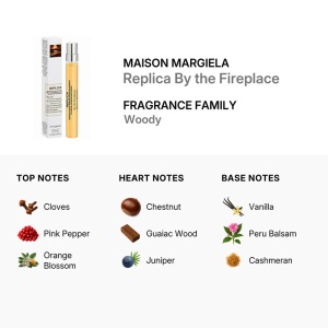 Maison Margiela Replica By the Fireplace EDT Spray Unisex - Apa De Toaleta Unisex 10ml - Img 2