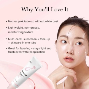 MEDICUBE PDRN Pink Tone Up Sun Cream - Crema multifunctionala cu protectie solara SPF50+ - 50ml - Img 2