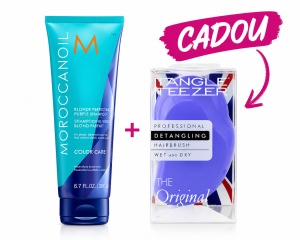 MOROCCANOIL blonde perfecting purple - sampon violet, 200ml + TANGLE TEEZER Detangling CADOU
