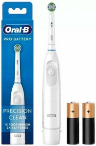Oral B PRO BATTERY PRECISION CLEAN - Periuta de dinti electrica cu baterii, alb