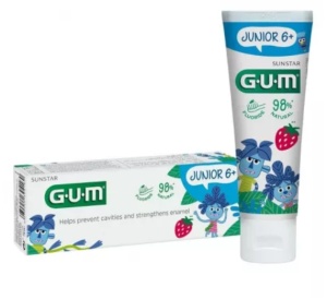 Sunstar GUM Junior Toothpaste - Pasta de dinti pentru copii (6 ani+) - 50ml