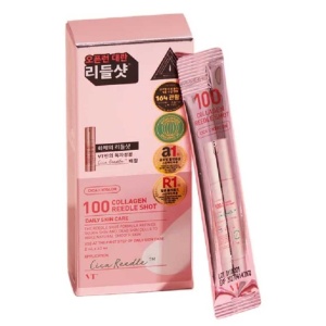 VT Cosmetics 100 Collagen Reedle Shot - Ser de fata cu colagen si vitamina E 10buc/2ml