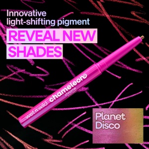 Wet N Wild Chameleon Chrome - Creion de ochi retractabil - Planet Disco - 0.2g - Img 2