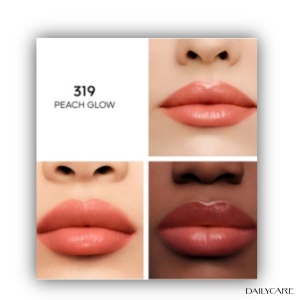 Guerlain Kiss Kiss Bee Glow, 319 peach glow - Balsam de buze 3.2 g - Img 2