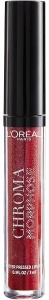 Luciu de buze L'Oreal Paris, Chroma Morphose Glitter Pressed, 03 night viper, 3 ml