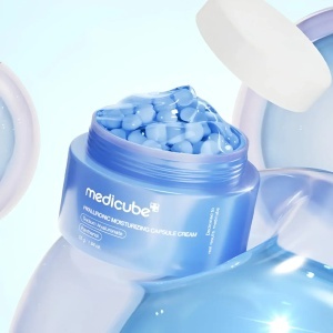 Medicube Hyaluronic Moisturizing Capsule Cream - Crema gel pentru hidratare 50g - Img 9