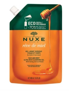 Nuxe Reve de Miel refill- Gel de dus pentru piele uscata si sensibila 400ml