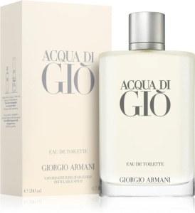 Apa de toaleta pentru barbati Giorgio Armani Acqua di Gio, 200 ml - Img 1