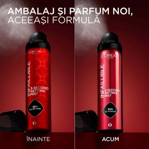 L'Oreal Paris Infaillible 3 second - Spray fixare machiaj rezistent la transfer 75 ml - Img 9