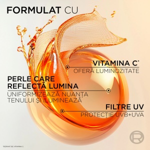L'Oreal Revitalift VitaminC Fluid Tinted SPF30 - Fluid de zi cu vitaminaC 50ml - Img 5