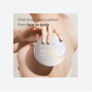 Mary & May Vegan Niacinamide Panthenol Sun Cushion SPF50+ PA++++ – Fond de ten tip cushion cu protectie solara ridicata - 25g - Img 3