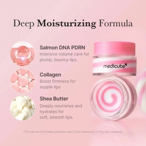 Medicube PDRN lip balm Sleep Mask - Masca hidratanta de buze 10g - Img 6