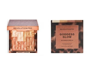 Paleta pudra bronzare Revolution Pro Goddess Glow, shimmer brick, 8 g