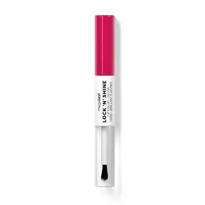 Wet N Wild Megalast Lock n Shine Dual Ended Lip Color + Gloss - Culoare mata 4ml+ luciu de buze 4ml - Irresistible - Img 1