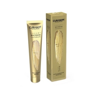 CURASEPT GOLD Luxury Whitening - Pasta de dinti pentru albire , 75 ml