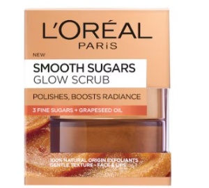L'Oreal Paris Smooth Sugar Glow Scrub - Exfoliant fata 50 ml
