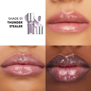 Luciu de buze Yves Saint Laurent Loveshine Plumping Lip Oil Gloss, 1 thunder stealer, 6 ml - Img 2