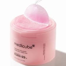 Medicube Pdrn Pink Collagen Toning Gel Toner Pad - Dischete pentru curatarea tenului cu toner 70buc/120ml - Img 2