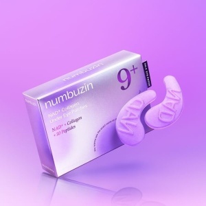 NUMBUZIN No.9 NAD+Collagen Under Eye Patches - Benzi pentru ochi cu colagen marin si niacinamida 5 perechi - Img 5