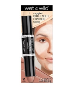 Wet N Wild MegaGlo Dual Ended Contour Stick - Stick pentru conturul fetei- Light / Medium 4g / 4g - Img 2