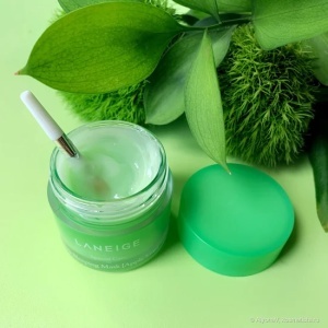 Laneige Lip Sleeping Mask EX- Masca de noapte pentru buze cu mar si lime 20g - Img 3