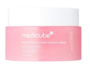 MEDICUBE PDRN Pink Collagen Capsule Cream - Crema de fata intens hidratanta, tip gel cu capsule active - 55g - Img 2