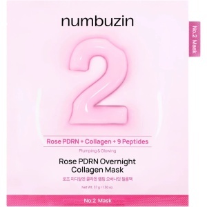 Numbuzin No.2 Rose PDRN Overnight Collagen Mask - Masca de noapte regeneranta cu PDRN si colagen1/37g