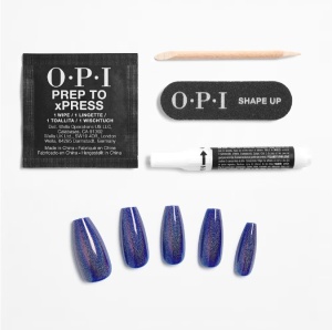 OPI xPRESS / ON - Blue Gie - unghii false - Img 6